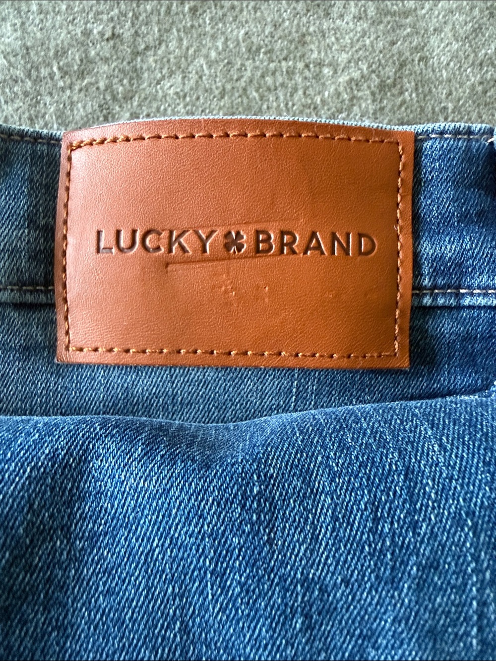 Lucky Brand Blue Cropped Distressed Jeans - Picture 9 of 9